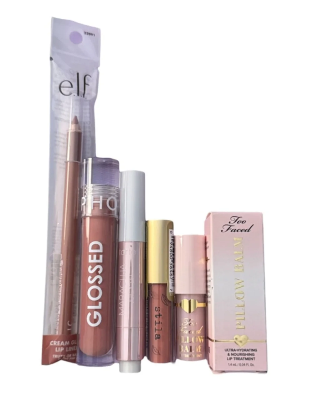 New Mixed Lip gloss, Too Face, Stila Tarte Neutral Lips